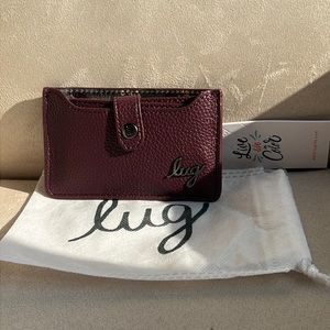 Lug Burgundy Wallet